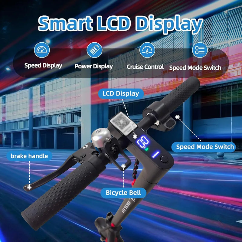 AG Electric Scooter for Adults,250W Motor,36V 6Ah Battery, Up to 40km/h Max Speed, 8.5"Tires, 8930-45km Long-Range, Foldable & Light Weight Foldable Commuting Escooter