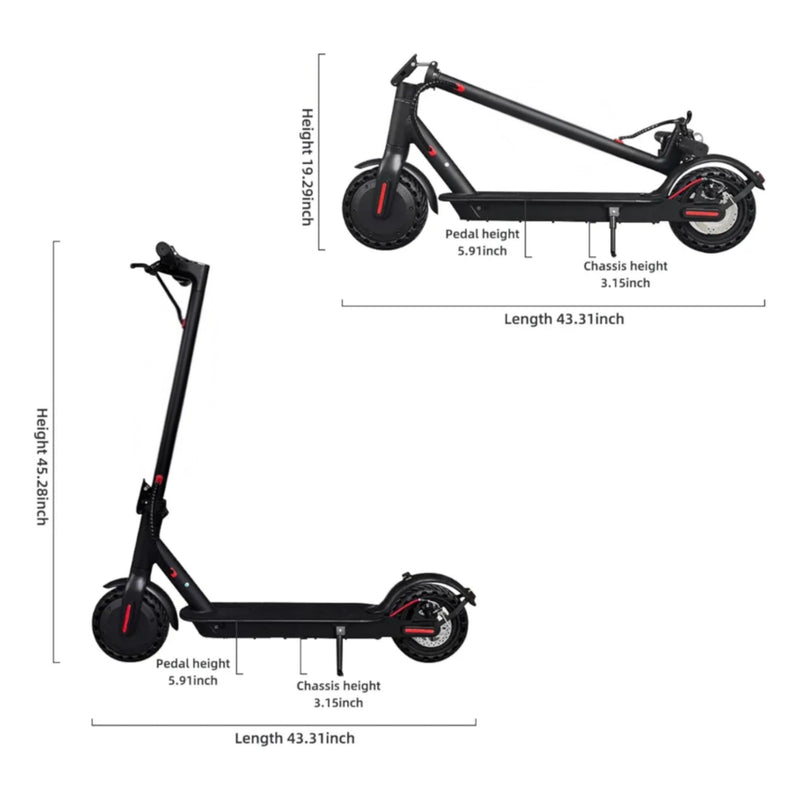 AG Electric Scooter for Adults,250W Motor,36V 6Ah Battery, Up to 40km/h Max Speed, 8.5"Tires, 8930-45km Long-Range, Foldable & Light Weight Foldable Commuting Escooter