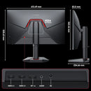 KOORUI G2741L 27" Dual Mode Gaming Monitor, 4K UHD 160Hz & FHD 320Hz, Fast IPS, 95% DCI-P3, HDR400, HDMI 2.1/DP 1.4, VESA Gaming Monitor