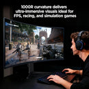 KOORUI 34E6UC 34 -inch Curved Ultrawide WQHD 3440×1440 180Hz 1000R- PIP/PBP, 1ms(MPRT), HDR400 Gaming Monitor