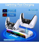 IPEGA Wall Mount Charging Dock with RGB Light For PP5 & PS5 Slim - PG-P5S011