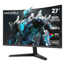 KOORUI 27E6QCA 27 inch 2k QHD (2560 x 1440) 180Hz HDR10 R1500 Curved Gaming Monitor