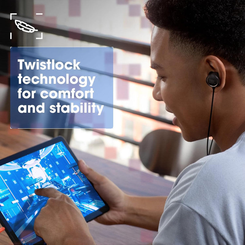 JBL Quantum 50 In-Ear Wired Gaming Headset with QuantumSOUND Technology, Black