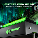 ATTACK SHARK R85 HE Rapid Trigger Gaming Keyboard Magnetic Switch with Custom Lightbox - Black/Green