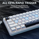 ATTACK SHARK X65 HE Wired RT 65% RGB Mechanical Gaming Keyboard - White