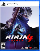 Game cover for 'Ninja Gaiden 4' on a PlayStation 5 console