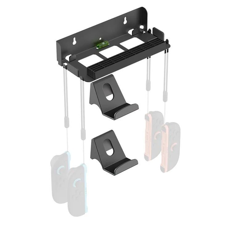 DOBE TNS-31113 Wall Mount Bracket for Nintendo Switch 2 / Switch / OLED Game Controller Hanger with Game Card Storage