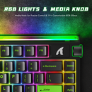 ATTACK SHARK R85 HE Rapid Trigger Gaming Keyboard Magnetic Switch with Custom Lightbox - Black/Green