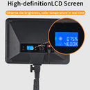 JMARY FM-17RS 17-inch Touch Control Dimmable LED Panel Light with MT-75 Tripod