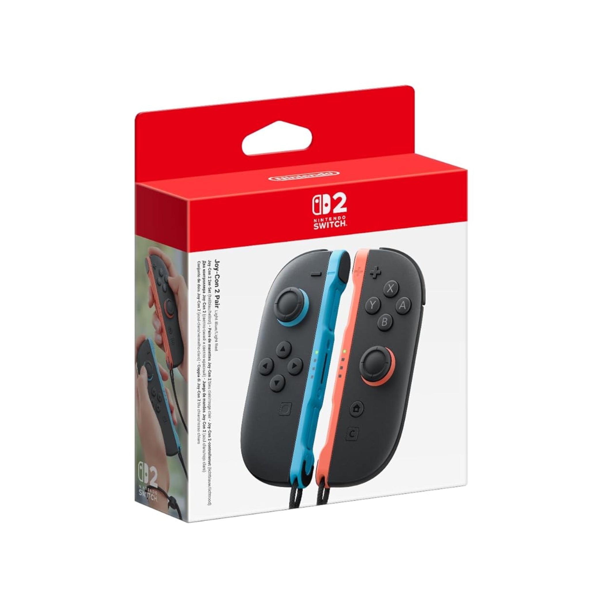 Nintendo Switch™ 2 Joy-Con™ 2 Pair (L)/(R) - Light Blue and Light Red