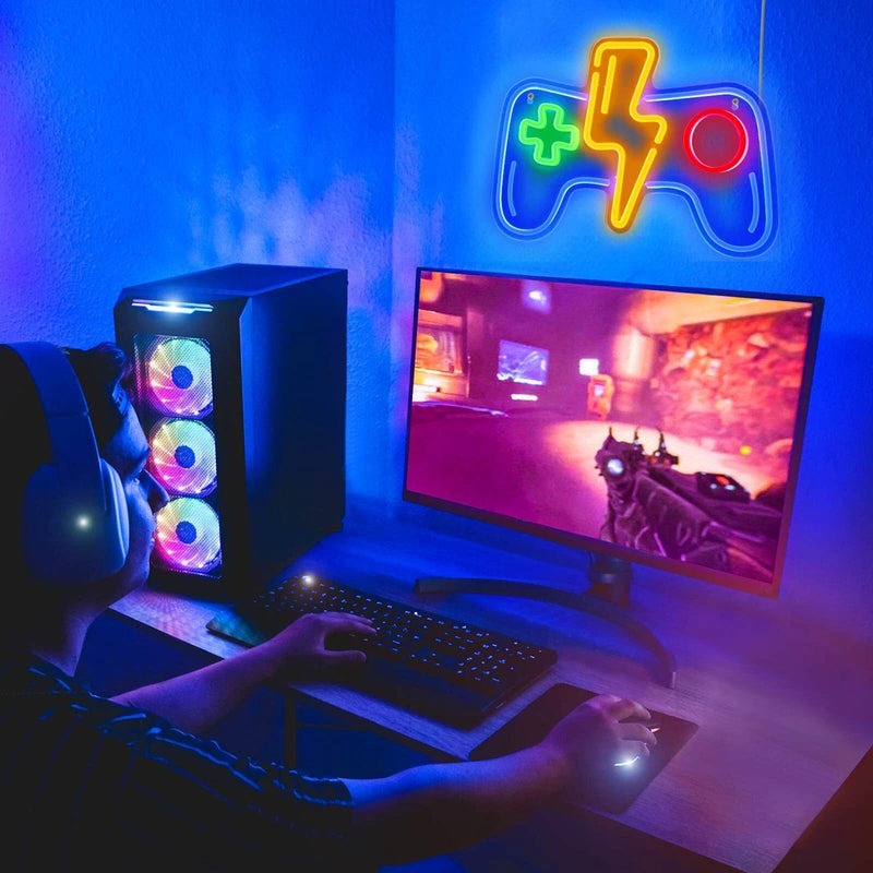 LED Light Neon Sign For Wall Decor 39×29 cm - Gaming Controller