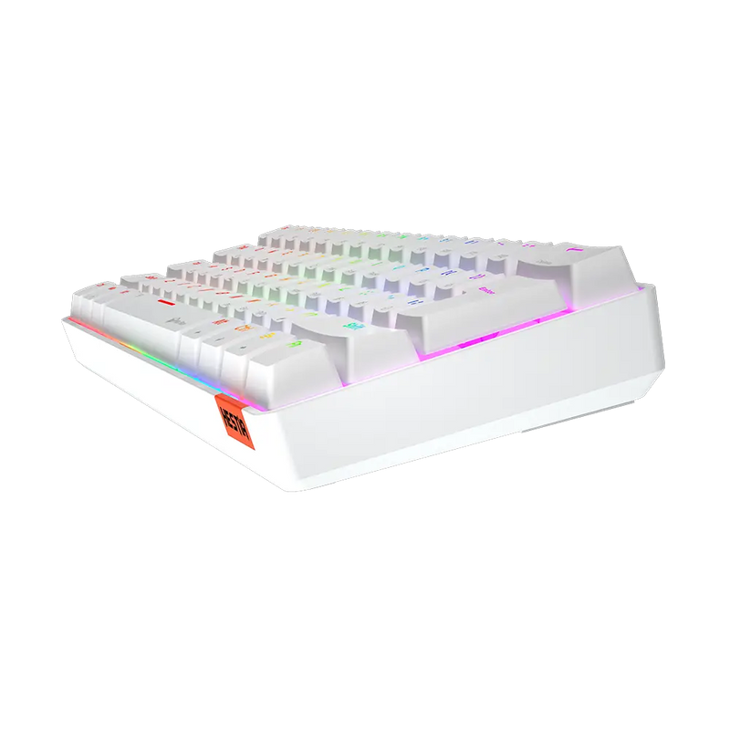 MeeTion MK005BT Dual Mode Wired/Bluetooth 60% Gaming Mechanical Keyboard - White