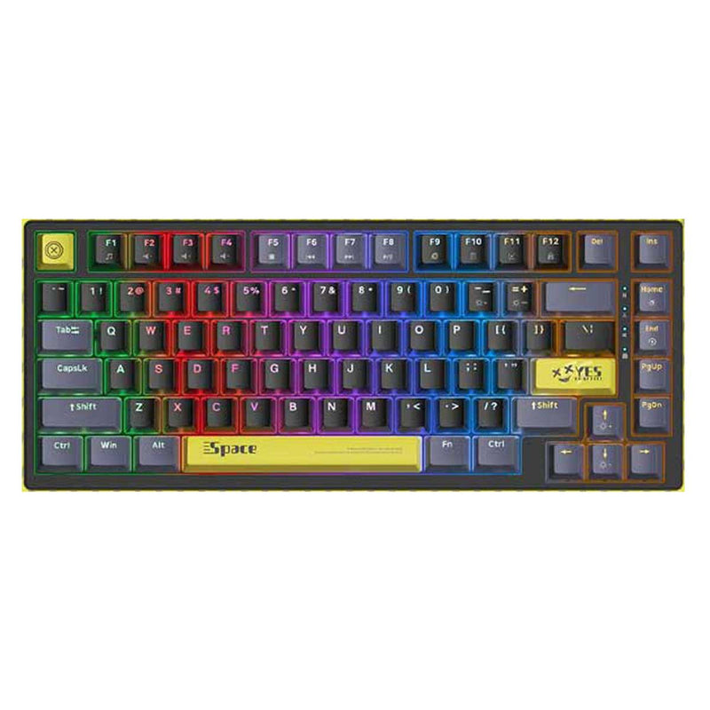 Onikuma G52 Space RGB 82 Keys Wired Mechanical Gaming Keyboard (Tea Axis)