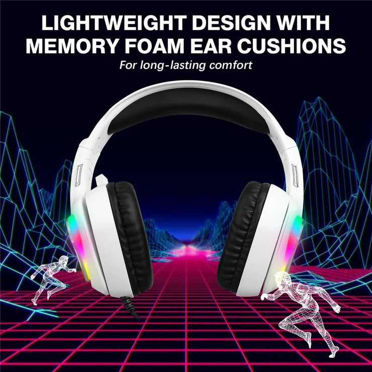 kOTION Each G4100 RGB Gaming Headset - White