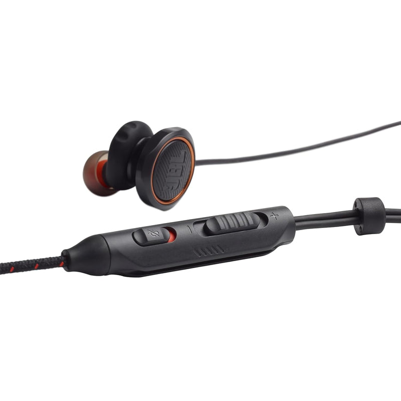 JBL Quantum 50 In-Ear Wired Gaming Headset with QuantumSOUND Technology, Black