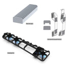 DOBE  3 in1 Kit comes with PS5 SLIM Horizontal Stand, Intelligent Cooling Fan & Game CD Case Organizer for PS5 Slim - TP5-35129