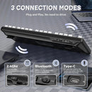 ATTACK SHARK X87 Wireless Tri-Mode Mechanical Gaming Keyboard - Black