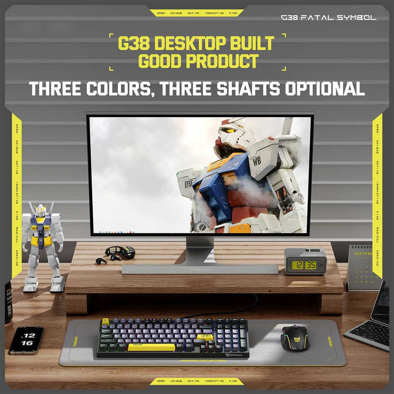 Onikuma G38 98 Keys RGB Wired Mechanical Keyboard