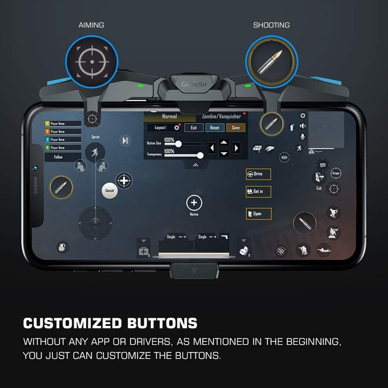 Gamesir F4 Falcon Mobile Gaming Controller Triggers For Android iOS Devicea