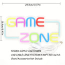 LED Light Neon Sign For Wall Decor 30×14 cm - Game Zone