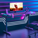 AY Ergonomic Electric Height Adjustable RGB Gaming Sit-Stand Desk