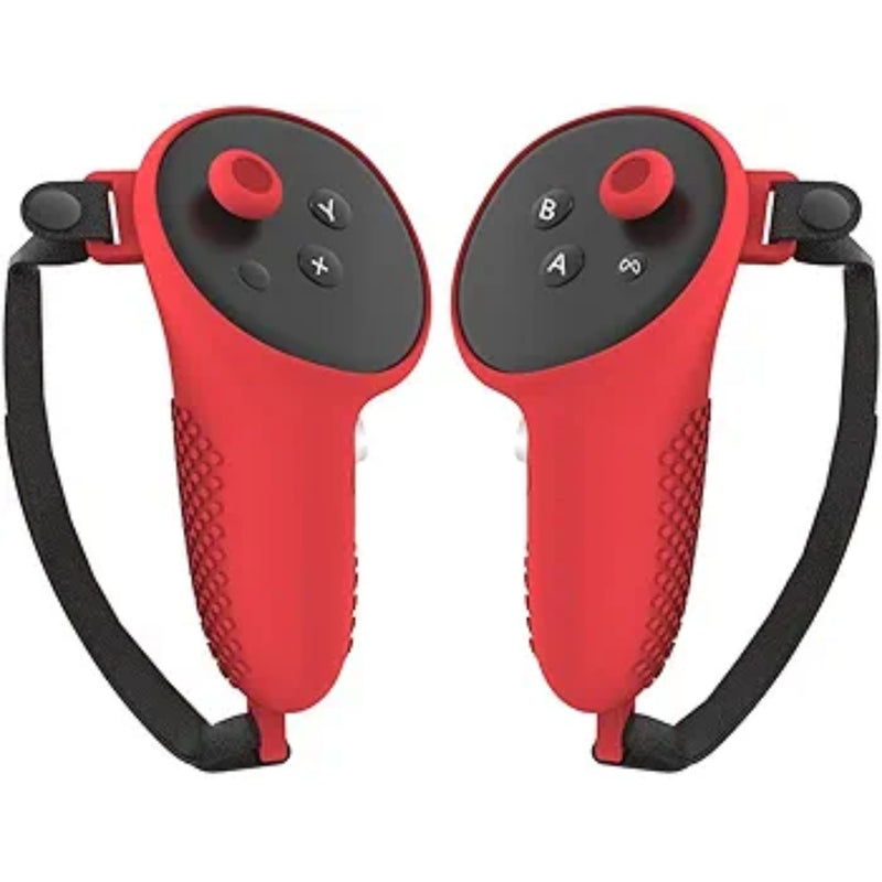VR Controller Protective  Silicone Cover with Analog Grips For Meta Quest 3 & Meta Quest 3s Controllers