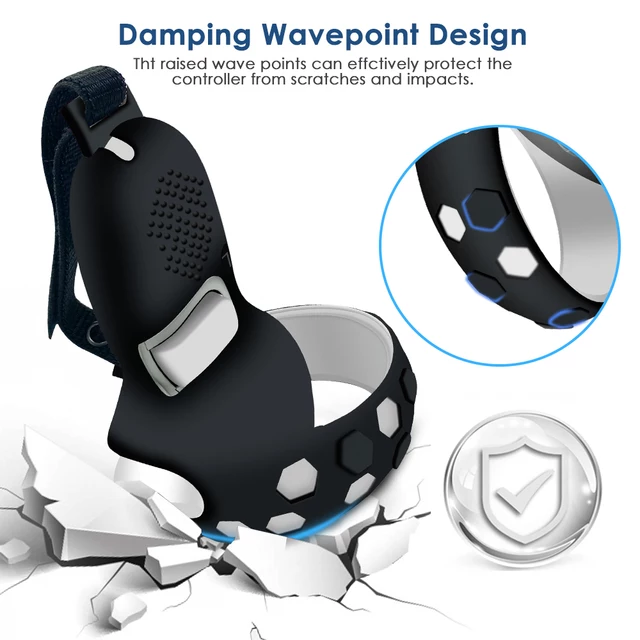 Controller Grip Cover with Handle for Meta Quest 2