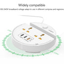 Moxom ST03 Power Socket With 3 USB Fast Charging Ports And Mobile Stand  - Black