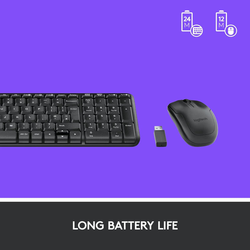 Logitech Mk220 Wireless Keyboard And Mouse Combo