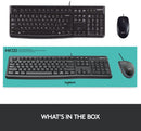 Logitech MK120 Wired Keyboard and Mouse Combo