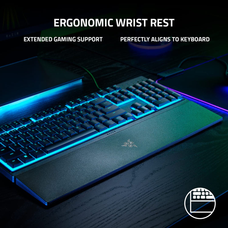 Razer Ornata V3 X Gaming Keyboard - Low-Profile Keys - Silent Membrane Switches