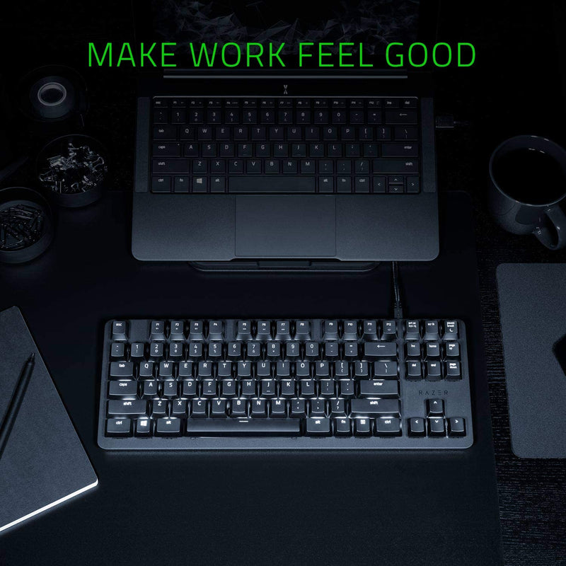 Razer BlackWidow Lite TKL Tenkeyless Mechanical Keyboard - Orange Key Switches