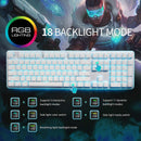 RK ROYAL KLUDGE RK918 Wired RGB Backlit Mechanical Gaming Keyboard