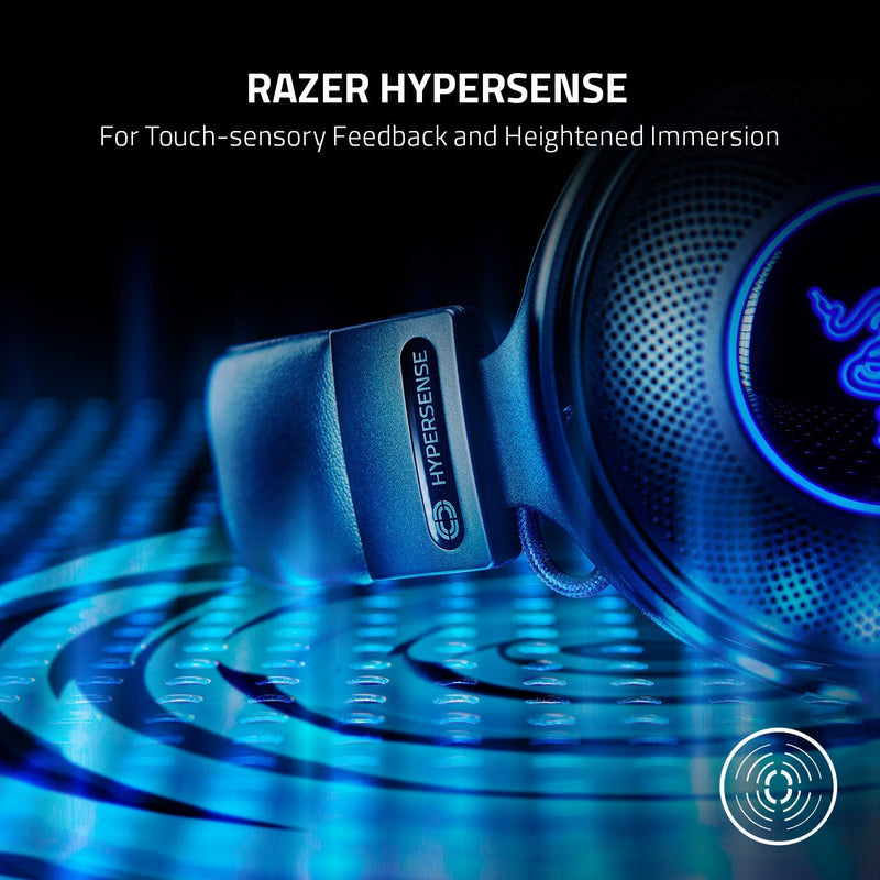Razer Kraken V3 HyperSense Wired USB Gaming Headset w/Haptic Technology