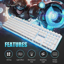 RK ROYAL KLUDGE RK918 Wired RGB Backlit Mechanical Gaming Keyboard