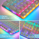 RK ROYAL KLUDGE RK918 Wired RGB Backlit Mechanical Gaming Keyboard