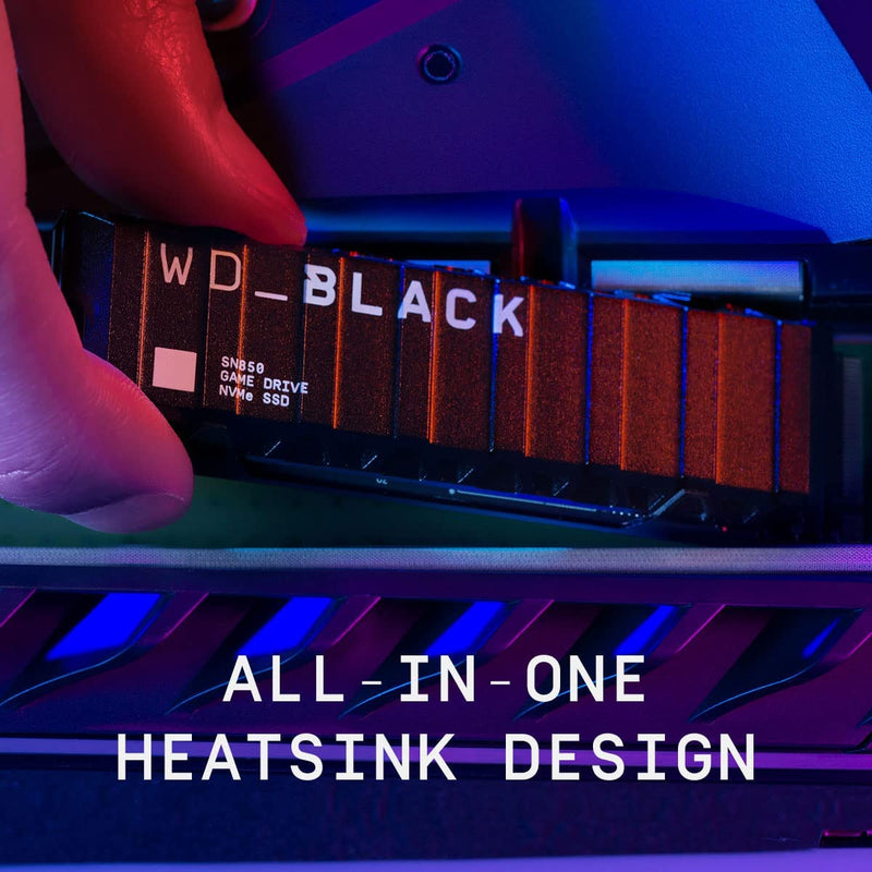 WD_BLACK SN850 NVMe SSD for PS5 Consoles Solid State Drive with Heatsink