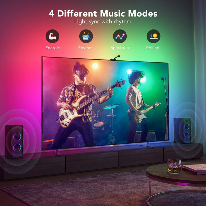 Govee Envisual TV LED Backlights with Camera, DreamView T1 RGBIC Wi-Fi TV Backlights for 55-65 inch TVs