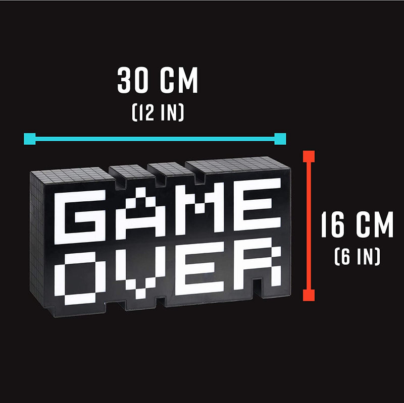 Game Over 8-Bit Pixel Light, Color Changing Light