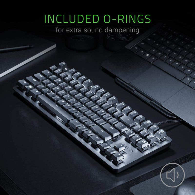 Razer BlackWidow Lite TKL Tenkeyless Mechanical Keyboard - Orange Key Switches