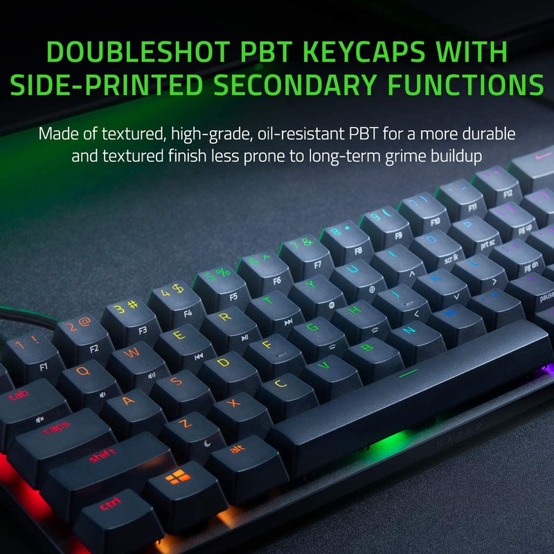 Razer Huntsman Mini Special Edition Keyboard 60% Optical Gaming-Green Key  Caps