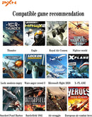 PXN 2119 Pro Flight Simulator Joystcik "rocker arm unit" and "throttle valve" with Vibration Function For PS4/Xbox One/Xbox Series X|S/Windows PC