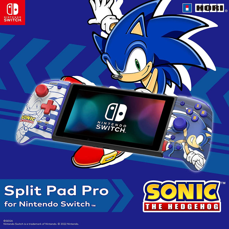 Hori Split Pad Pro Handheld Controller for Nintendo Switch - Sonic