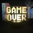 Gaming Room Desk Setup Lighting Decor 3D Visual LED Night Lamp - 7 Color Change