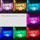 Gaming Room Desk Setup Lighting Decor 3D Visual LED Night Lamp - 7 Color Change