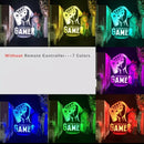 Gaming Room Desk Setup Lighting Decor 3D Visual LED Night Lamp - 7 Color Change