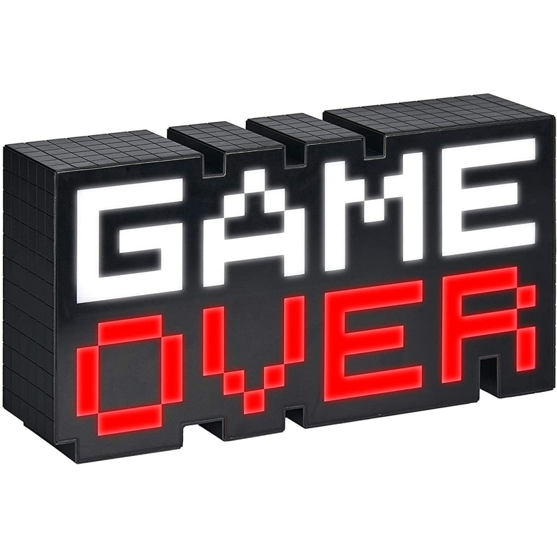 Game Over 8-Bit Pixel Light, Color Changing Light  