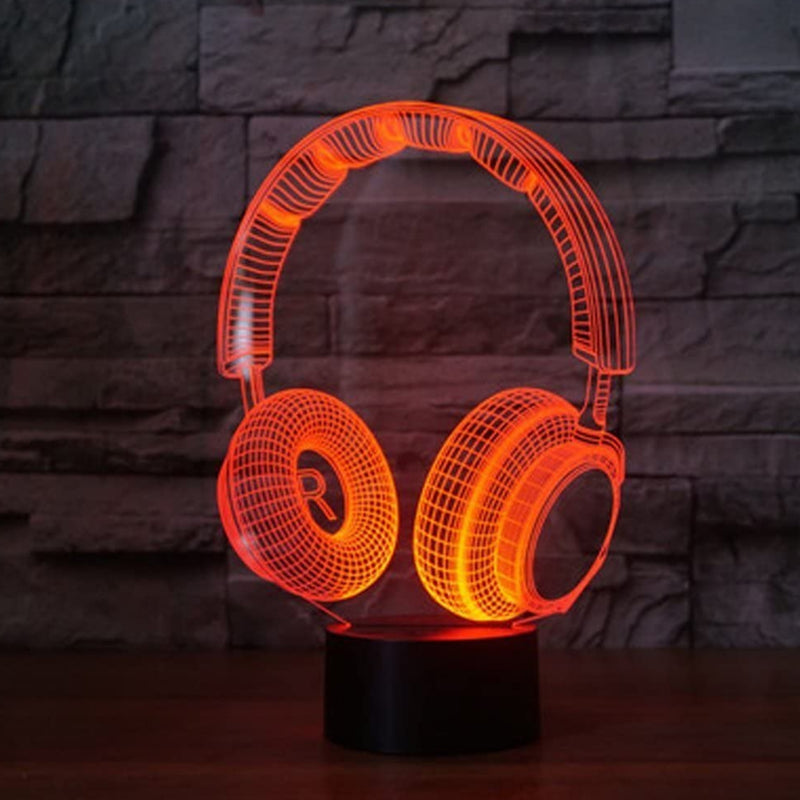 Gaming Room Desk Setup Lighting Decor 3D Visual LED Night Lamp - 7 Col