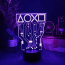 Gaming Room Desk Setup Lighting Decor 3D Visual LED Night Lamp - 7 Color Change