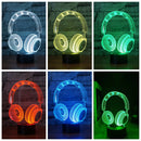 Gaming Room Desk Setup Lighting Decor 3D Visual LED Night Lamp - 7 Color Change